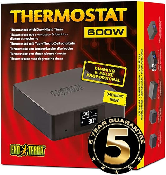 Exo Terra Thermostat with Day and Night Timer for Reptile Terrariums
