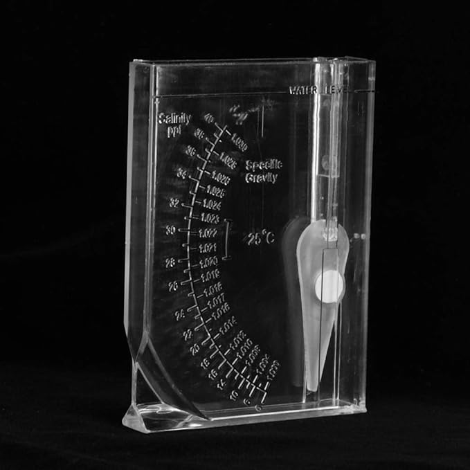 Aquarium Marine Test,Salinity Tester Aquarium Salinity Tester Seawater Salt Meter Fish Salinity Measuring Device for Fish Pond Saltwater Water