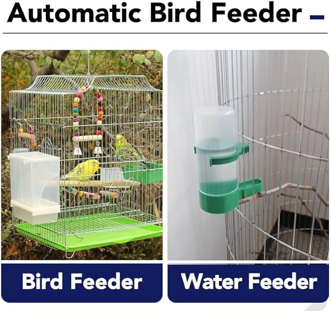 Anti Spill Bird Feeder for Multiple Pets, Polyester Material, No Mess