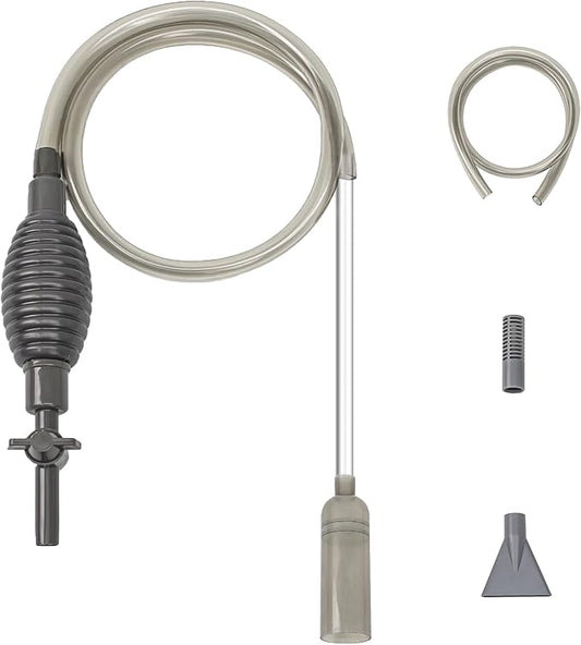 Essential Fish Tank Cleaning Tools, Achieve a spotless aquarium with the 8.5' fish tank cleaner, aquarium vacuum, Gravel Vacuum and Siphon Pump