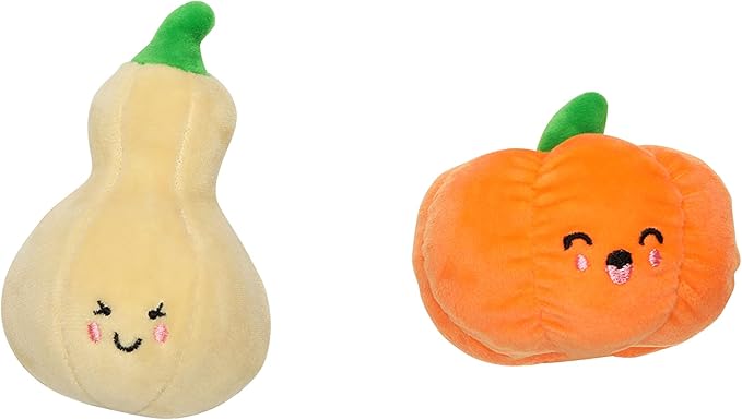 Pearhead Gourds Cat Toys, Set of 2, Holiday Pet Toy, Thanksgiving Cat Toy, Crinkle and Cat Nip Toys, Cat Teaser Toys, Must Have Pet Accessories for Pet Owners