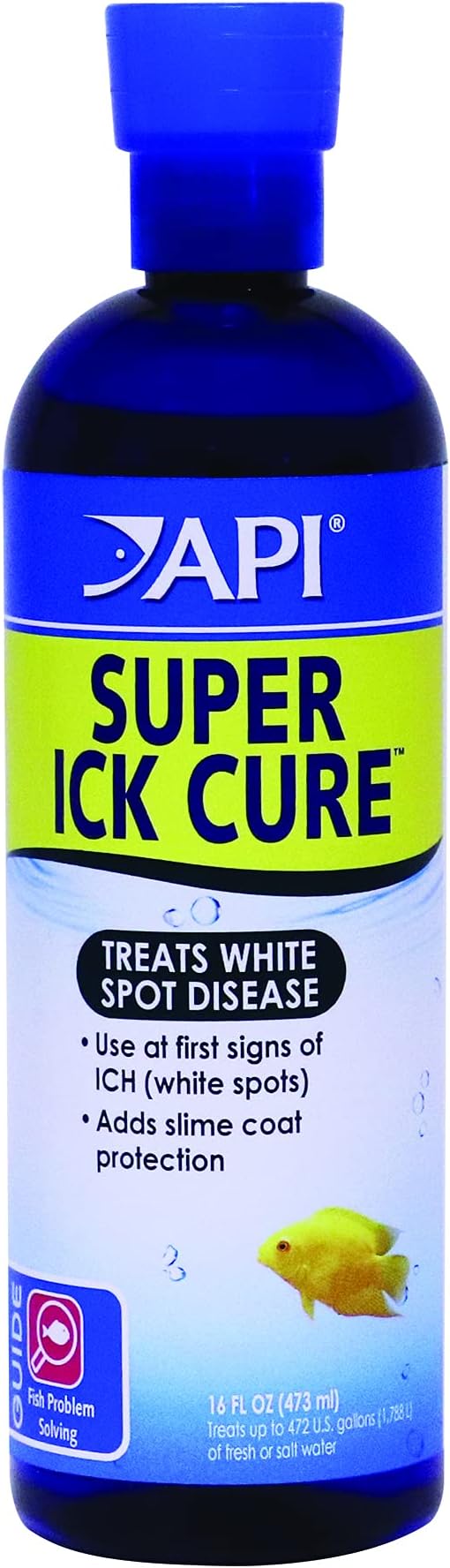 API Liquid Super ICK Cure Freshwater and Saltwater Fish Medication 16-Ounce Bottle