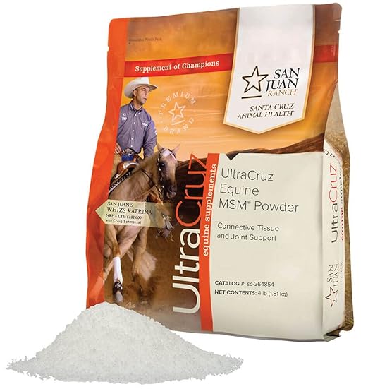 UltraCruz-sc-364854 Equine Horse MSM Joint Supplement, 4 lb, Powder (86 Day Supply)