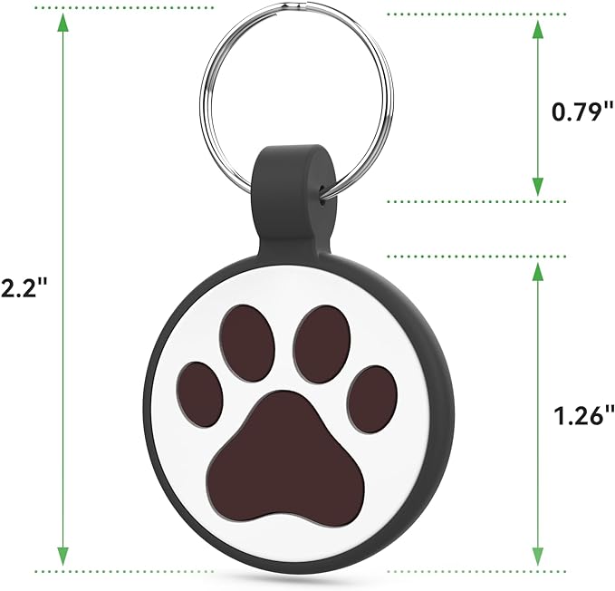 QR Code Cat Tag, Modifiable Pet Online Profile, Multiple Emergency Contact, Scannable QR Code, Instant Location Email alert (Medium to Large Breeds - 1.25", Black & Blue & Rose & Purple)