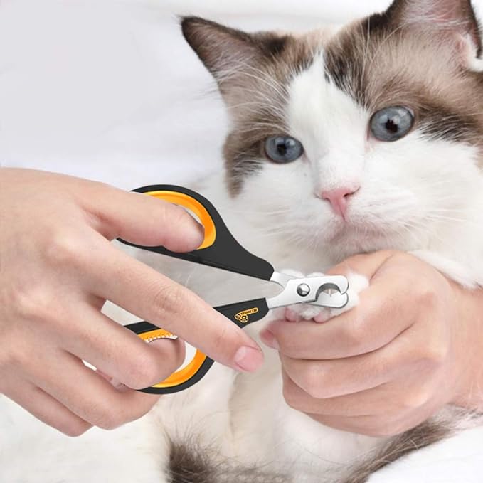 Cat Nail Clipper - Professional Cat Claw trimmer & Cat Claw Clipper - Cat Nail Trimmers Suits All Small Animals such as Dogs, Cats, Puppies, Kittens, Birds, Hedgehogs, ferrets, rabbits, hamsters ..