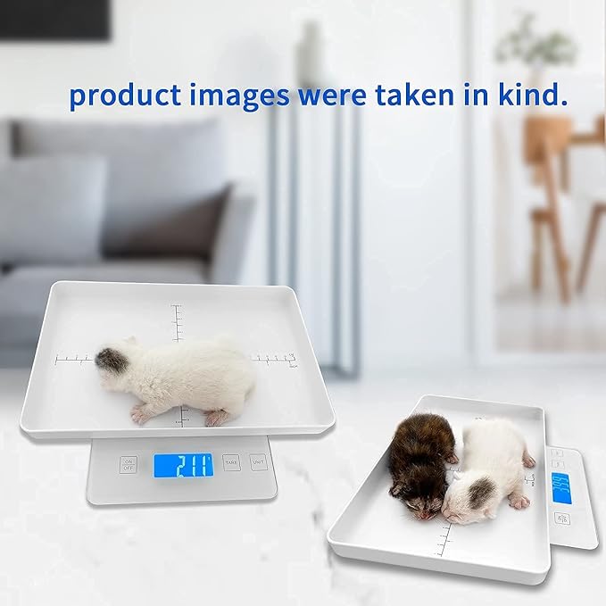 Digital Pet Scale for Small Animal, Whelping Scale,Mini Precision Gram Weight Balance Scale, High Precision 1g, Suitable for Newborn Pets