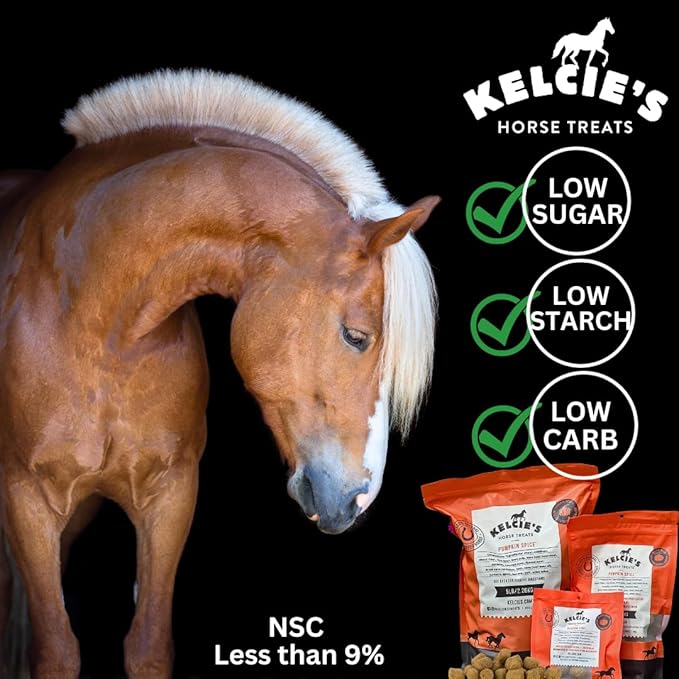 Horse Treats for Training and Bonding - Made with All-Natural Flavors, Horse Treats Low Sugar Delights of Pure Flavor and Health, Suitable for Horses with Cushing's, 1lbs Bag