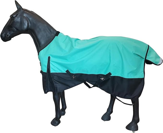 600Denier Waterproof and Breathable Horse Sheet Rip-Stop Turnout Rain Sheet Horse Blanket with Removable Leg Straps