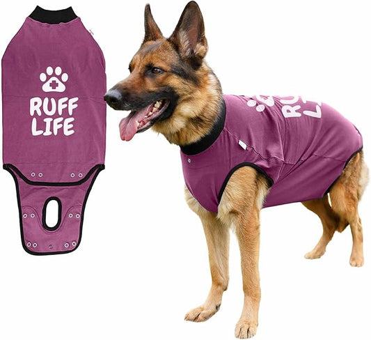 BellyGuard Recovery Suit for Dogs, After Surgery Dog Recovery Suit Female and Male, Soft Cotton Dog Surgery Suit Female Spay, Dog Surgical Recovery Suit Male Neuter, Comfy Surgical Onesie for Dogs.