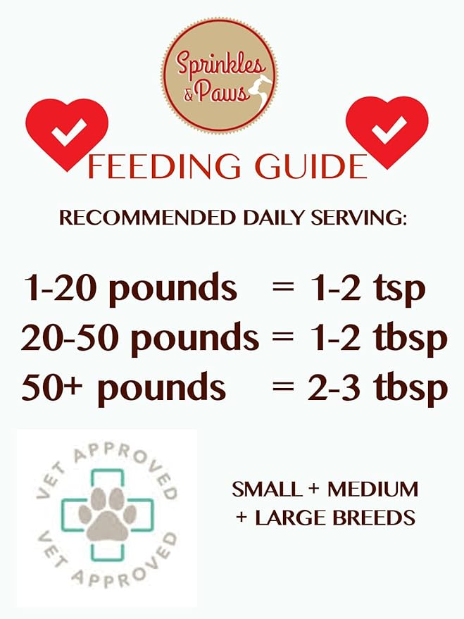 Sprinkles & Paws Liver and Veggies Dog Food Topper | Healthy Powder Form | Helps with Eating, Add to Food or Kibble or as Treat | Meal Mixer with Beef Flavour, Rich in Vitamins and nutrients