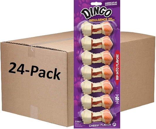 Dingo Non-China Mini Rawhide Bones for Small/Toy Dogs