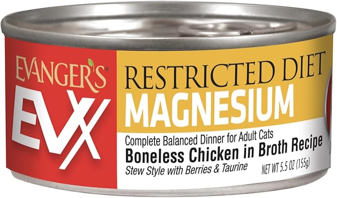 Evanger's Dog & Cat Food EVX Restricted Diet: Controlled Magnesium for Cats