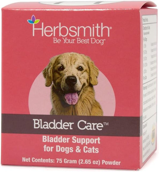 Herbsmith, Bladder Care for Cats and Dogs – Maintains Urinary Health for Dogs and Cats – Dog and Cat Kidney Support – 75g Powder