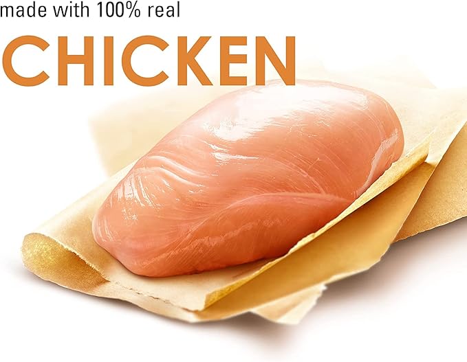 Variety Pack (6) Purely Fancy Feast Natural Hand-Flaked Cat Treats (2 Tuna, 2 Salmon, 2 Chicken) with AuroraPet Cat Toy (Assorted)