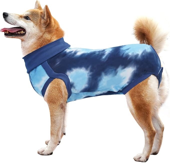 Lianzimau Dog Recovery Suit,Spay Suit for Female dog,E-Collar Cone Alternative After Surgery Anti-Licking,Neuter Suit for Male Dogs,Dog Surgical Suit for Abdominal Wounds Dog Onesie Body Suits