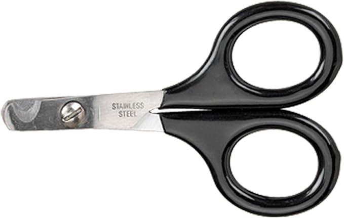 Master Grooming Tools Pet Nail Scissors — Stainless Steel Scissors for Trimming Nails on Cats and Birds - Small, 3½" (Pack of 2)