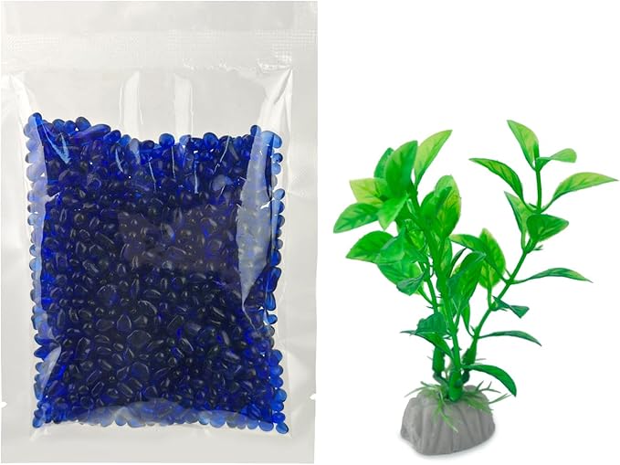 Mini Plastic Aquarium Starter Kits, Fish Tank (0.8Gallon/ 3L)