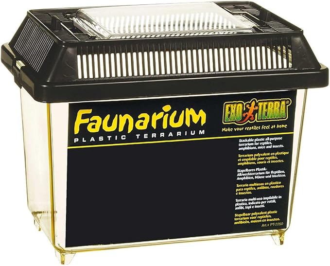 Exo Terra Faunarium, Plastic Reptile Terrarium, Large, PT2265