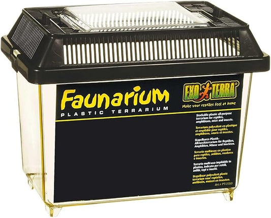 Exo Terra Faunarium, Plastic Reptile Terrarium, Large, PT2265
