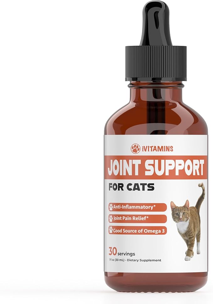 Cat Joint Supplement - Cat Joint Pain Relief - Cat Hip and Joint Supplements Pain Relief - Cat Joint Supplements - Joint Support for Cats - Hip and Joint for Cats - Cat Joint Support - 1 fl oz