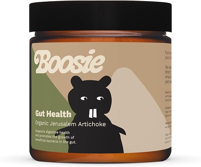 Boosie Organic Prebiotic Powder for Dogs and Cats - Gut Health and Immunity Support - 100% Natural Without Additives or Preservatives - Pet Nutrition