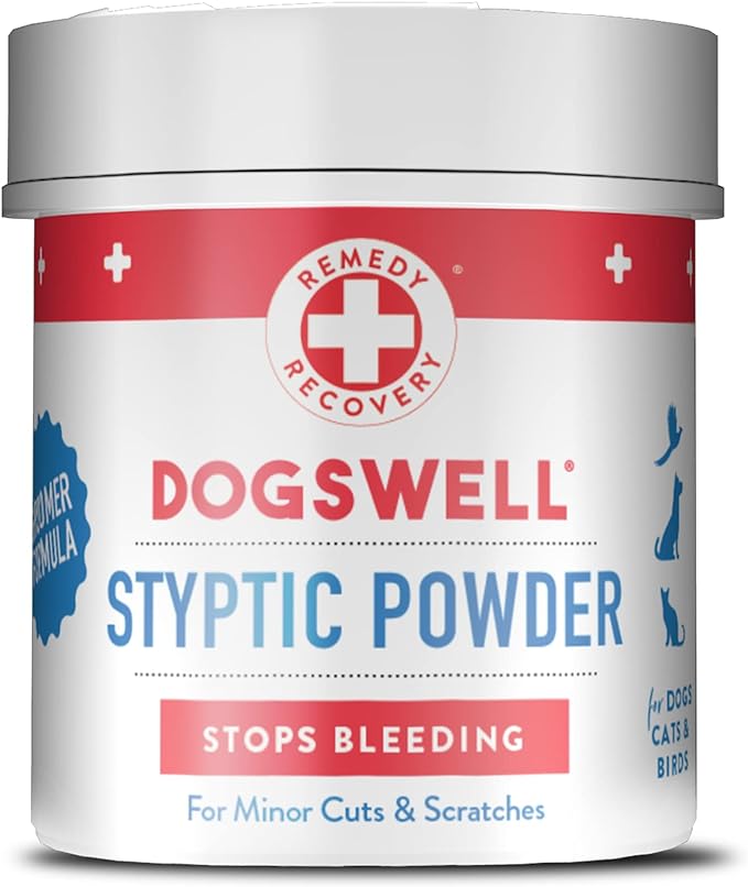 Remedy+Recovery Liquid Bandage for Dogs and DOGSWELL Remedy+Recovery Styptic Blood Stopper Powder