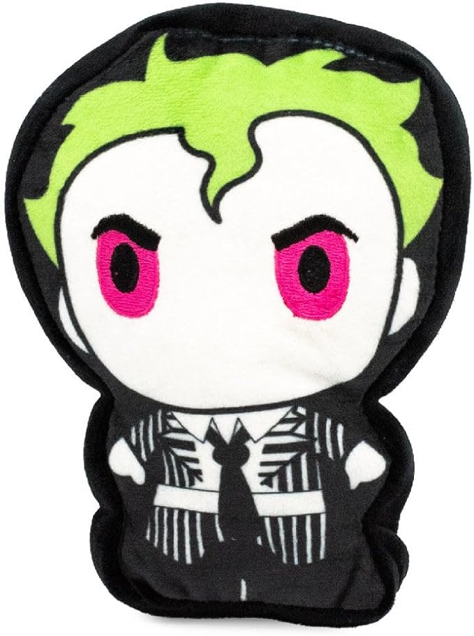 Buckle-Down Dog Toy, Horror, Plush Squeaker Chibi Beetlejuice Standing Pose,DTPT-WMVL