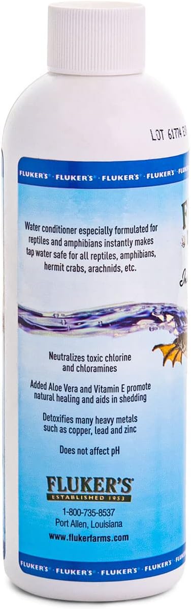 Fluker's Aloe Dechlorinator Reptile Water Cleaner, 8 oz