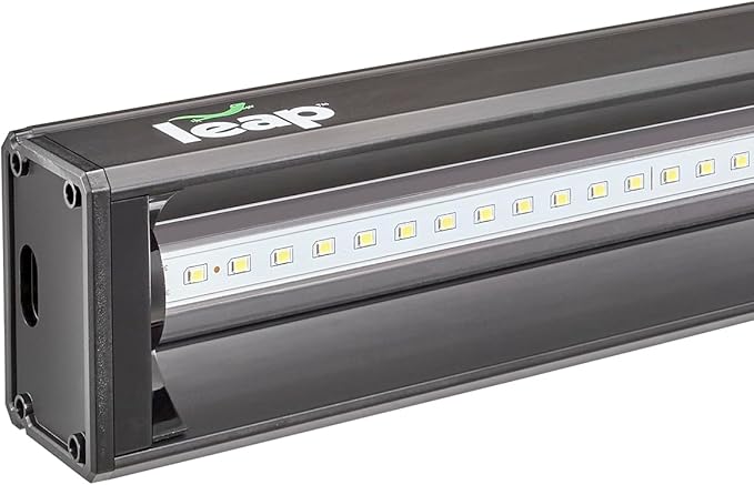 Leap Habitats LED Light Fixture for Reptile & Amphibian Enclosures - Optimal Plant Growth & Daylight (12")