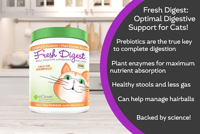 In Clover Fresh Digest Daily Digestive Aid and Immune Support for Cats