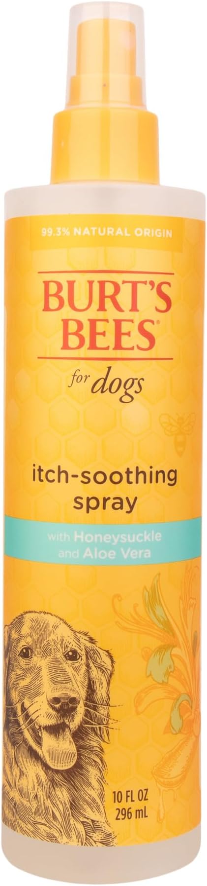 Burt's Bees for Pets Naturally Derived Itch Soothing Spray with Honeysuckle - Best Anti-Itch Spray for Dogs With Itchy Skin - Cruelty Free, Formulated without Sulfates and Parabens, 10 Fl Oz - 2 Pack