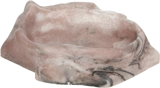 Zoo Med Repti Rock Reptile Water Dish for Fish, X-Small,Black