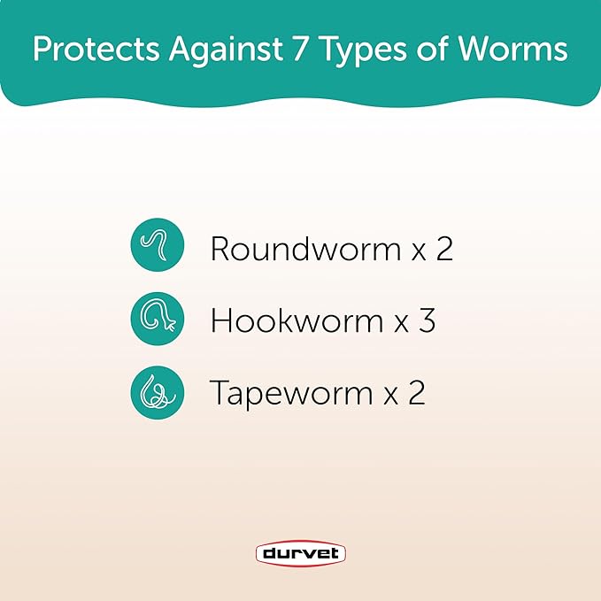 Durvet Triple Wormer for Medium and Large Dogs