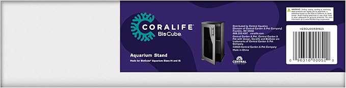 Coralife BioCube Aquarium Fish Tank Wood Stand For 16 Gallon Size