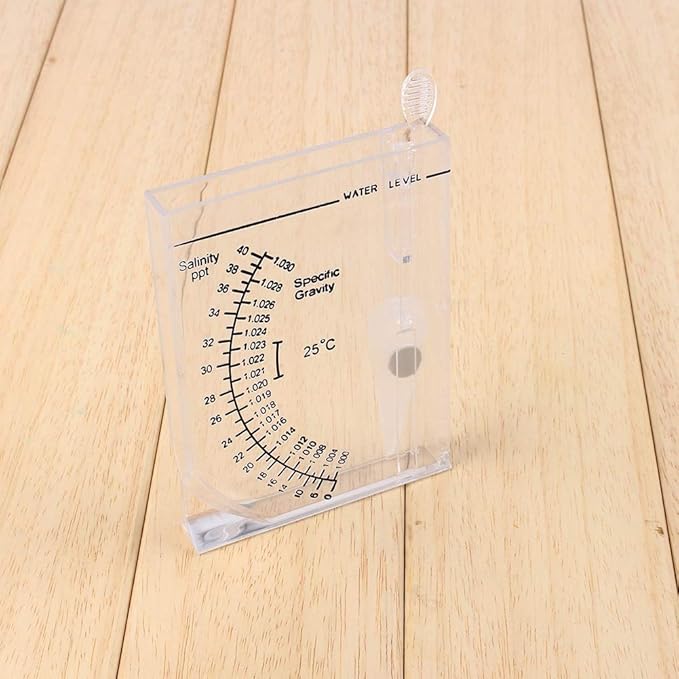 Salt Water Salinity Meter Saltwater Hydrometer Accurate Automatic Hydrometer Salt Water Salinity Meter for Fish