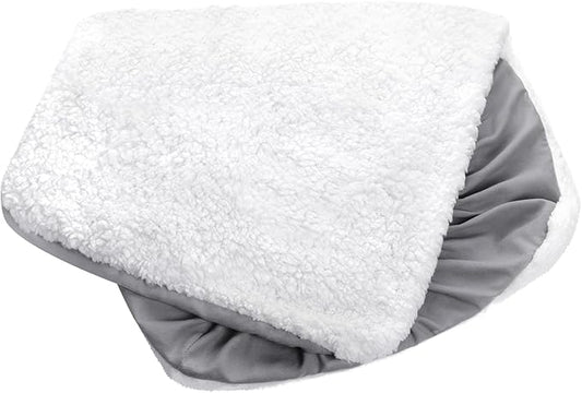 Coldwind Dog Bed Covers Replacement, 15 x 20 inch, Waterproof, Washable Ultra Soft Velvet, Fits Most Standard Pet Beds, Rectangular, Removable Cover, for Dogs & Cats