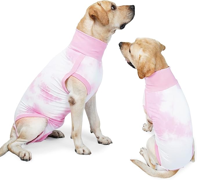 Lianzimau Dog Recovery Suit,Spay Suit for Female dog,E-Collar Cone Alternative After Surgery Anti-Licking,Neuter Suit for Male Dogs,Dog Surgical Suit for Abdominal Wounds Dog Onesie Body Suits