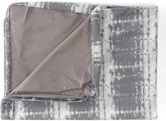 Best Friends by Sheri Dog Bed Cover Replacement for Nap Mat Dog Bed, Microfiber Shibori, Grey, 27" x 36"