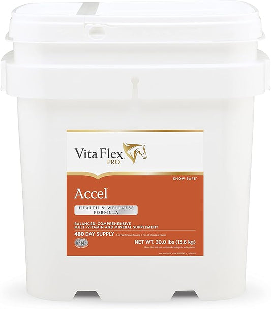 Pro Accel Health & Wellness Formula, Horse Supplement, 30 Pounds, 480-Day Supply