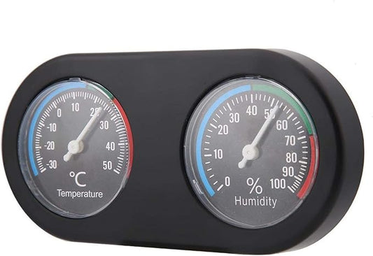 Hygrothermograph, Temperature Humidity Meter Round Shape Hygrometer Thermometer Reptile Mini for Hydrometer Humidity Reptile for Reptile