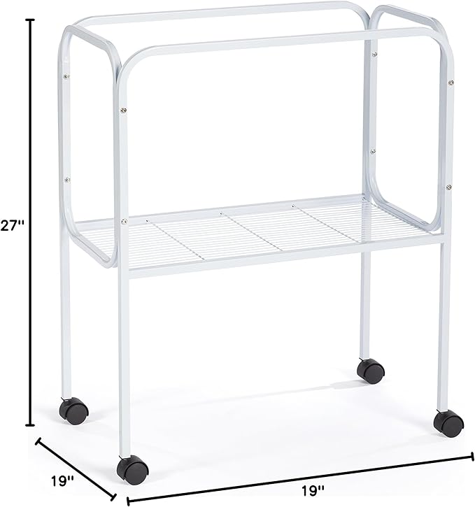 Prevue Pet Products 447 Bird Cage Stand for 26" x 14" Base Flight Cages, White