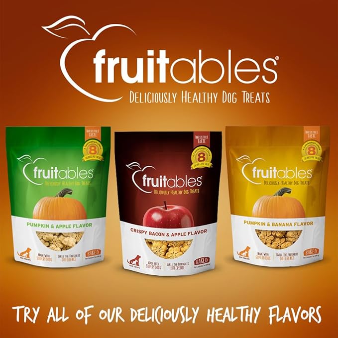 Fruitables Dog Treats Sweet Potato & Pecan Flavor, 7 oz (Pack of 2)