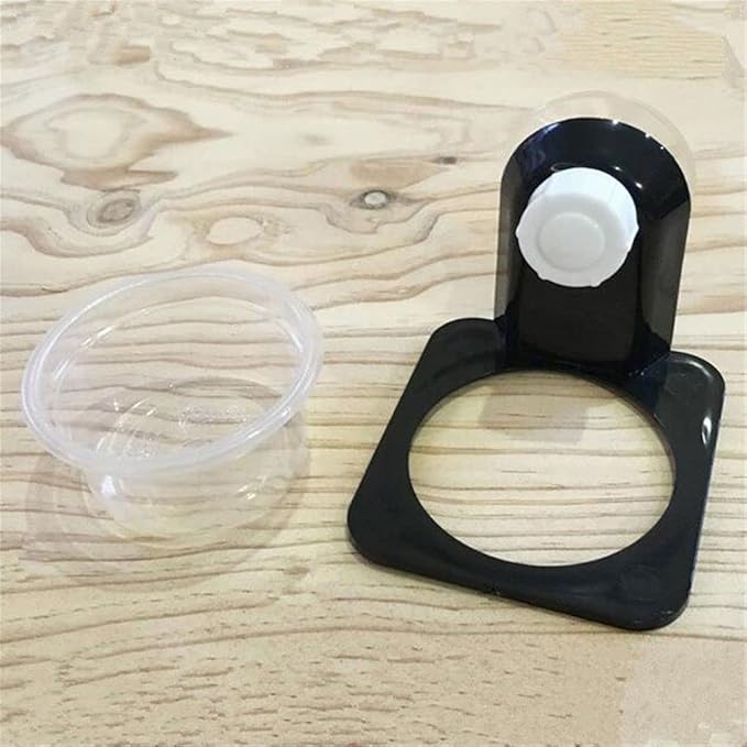 Reptiles Lizard Gecko Food Water Bowls Terrarium Breeding Feeders Box Feeding Bowl for Small Reptiles(White)