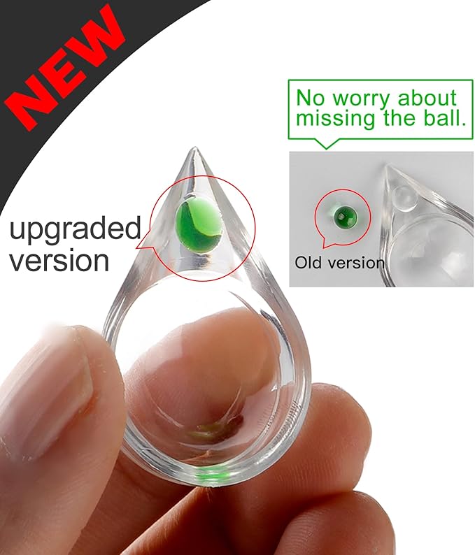 Aquatic CO2 Drop Checker Detachable Tear Drop Shape Without Solution,Upgraded Version