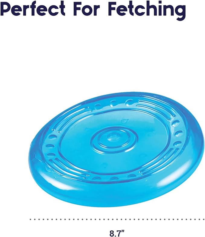 Petstages Orka Flyer Royal Blue Flying Disc Dog Fetch Toy