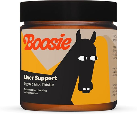 Boosie Organic Milk Thistle Powder for Dogs and Cats - Supports Liver Function and Immune System - Antioxidant - Rich in Silymarin - 100% Natural Without Additives or Preservatives - Pet Nutrition