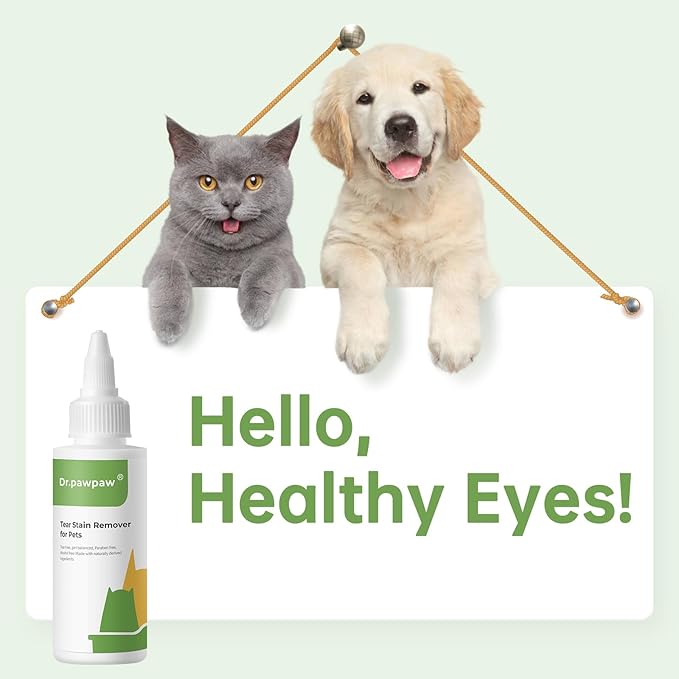 Tear Stain Remover for Dog & Cat - Pet Eye Drops for Infection and Pink Eye - Eye Wash Solution with Gentle Formula - Dog Eye Rinse to Soothe Eye Irritations & Runny Eyes