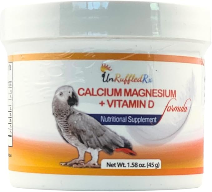 Nutritional Calcium Supplement for Birds Magnesium + Vitamin D3 (1.59) | Bird Health Supplements | Completely Tasteless and Easy Dissolvable in Water