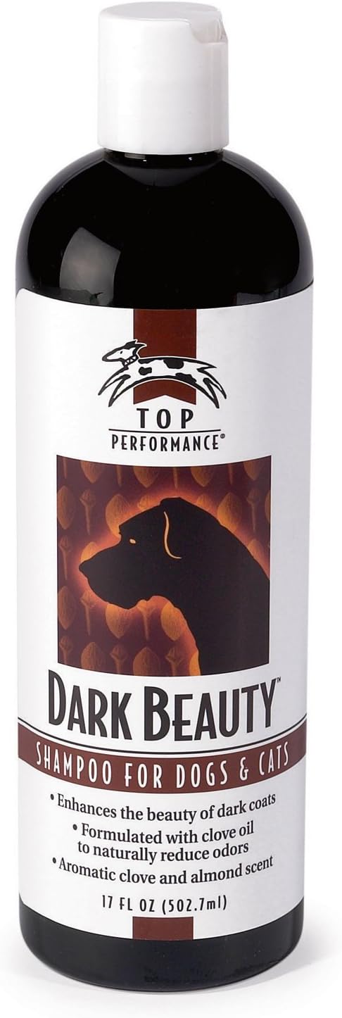 Top Performance Dark Beauty Dog and Cat Shampoo, 17-Ounce