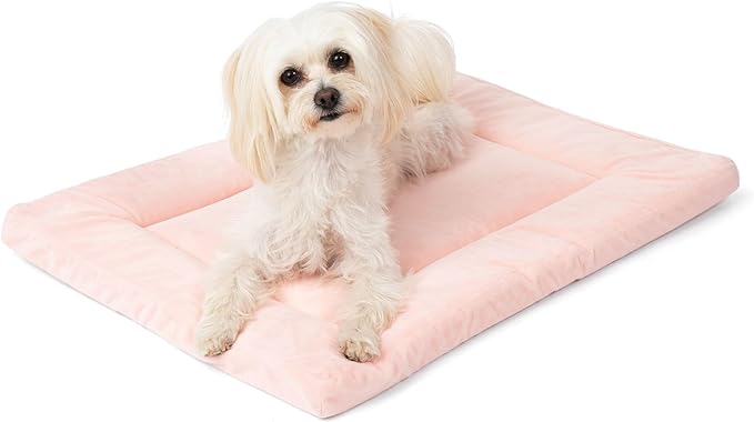 Pet Dreams Dog Crate Pad is The Original Dog Crate Bed, Kennel Mat, Washable, Crate Pads for Dog Cages, Kennel Bed, Non Toxic, Reversible, Perfect Cat Bed for Indoor Cats (Pink, XL 42 Inch)